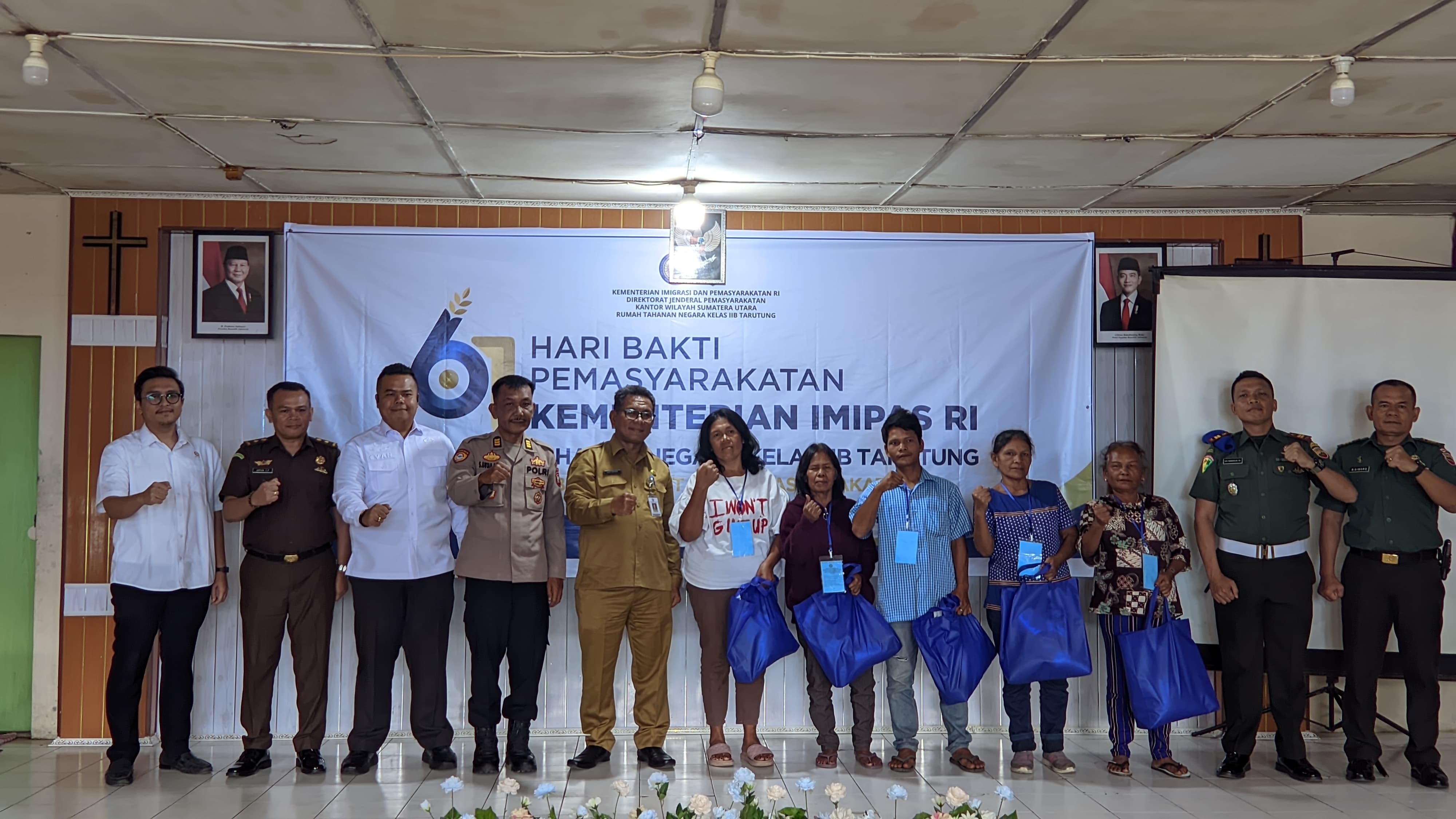 Rutan Tarutung Gelar Tasyakuran Hari Bakti Pemasyarakatan Ke-61