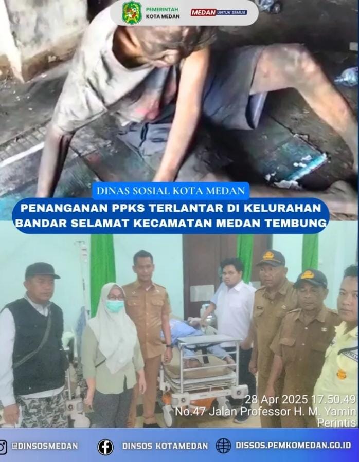 Telantar di Rumah Kosong, Lajang Tua Dievakuasi ke RS Pringadi
