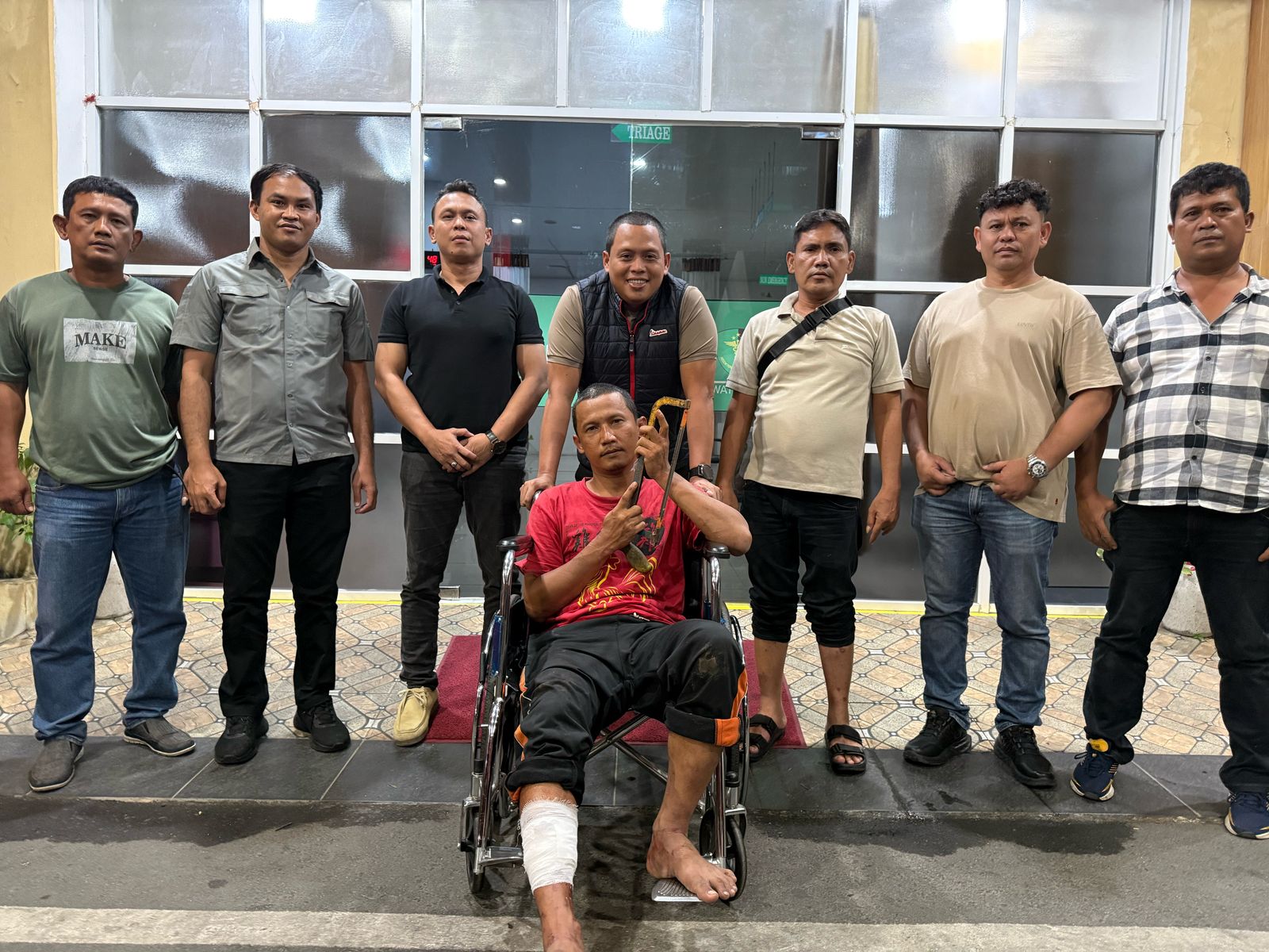 Dor! Pencuri Tangga dan Pintu Besi dari Anugrah Laundry Ditembak