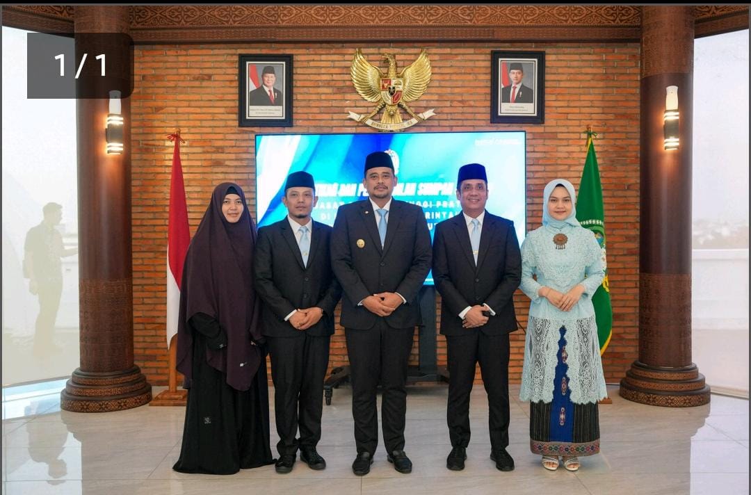 Bobby Nasution Lantik 2 Pejabat Baru, Ingatkan Bahaya Korupsi dan Ego Sektoral