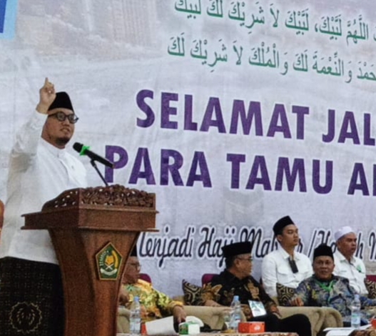 Dahnil Anzar Lepas Kloter 02 Asal Deli Serdang dari Embarkasi Medan
