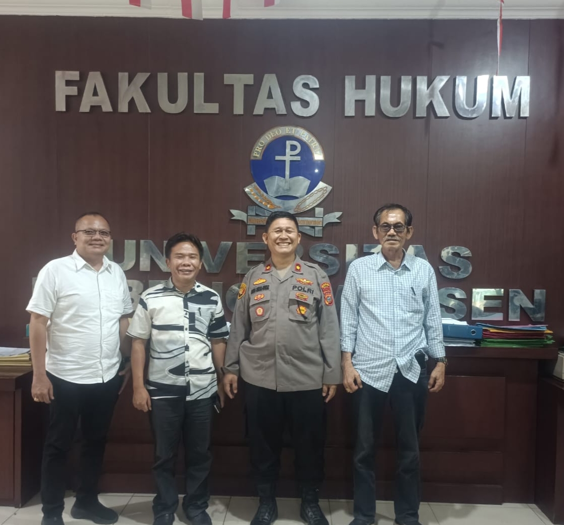 Kapolsek Medan Timur Silahturahmi ke Kampus Universitas HKBP Nomensen