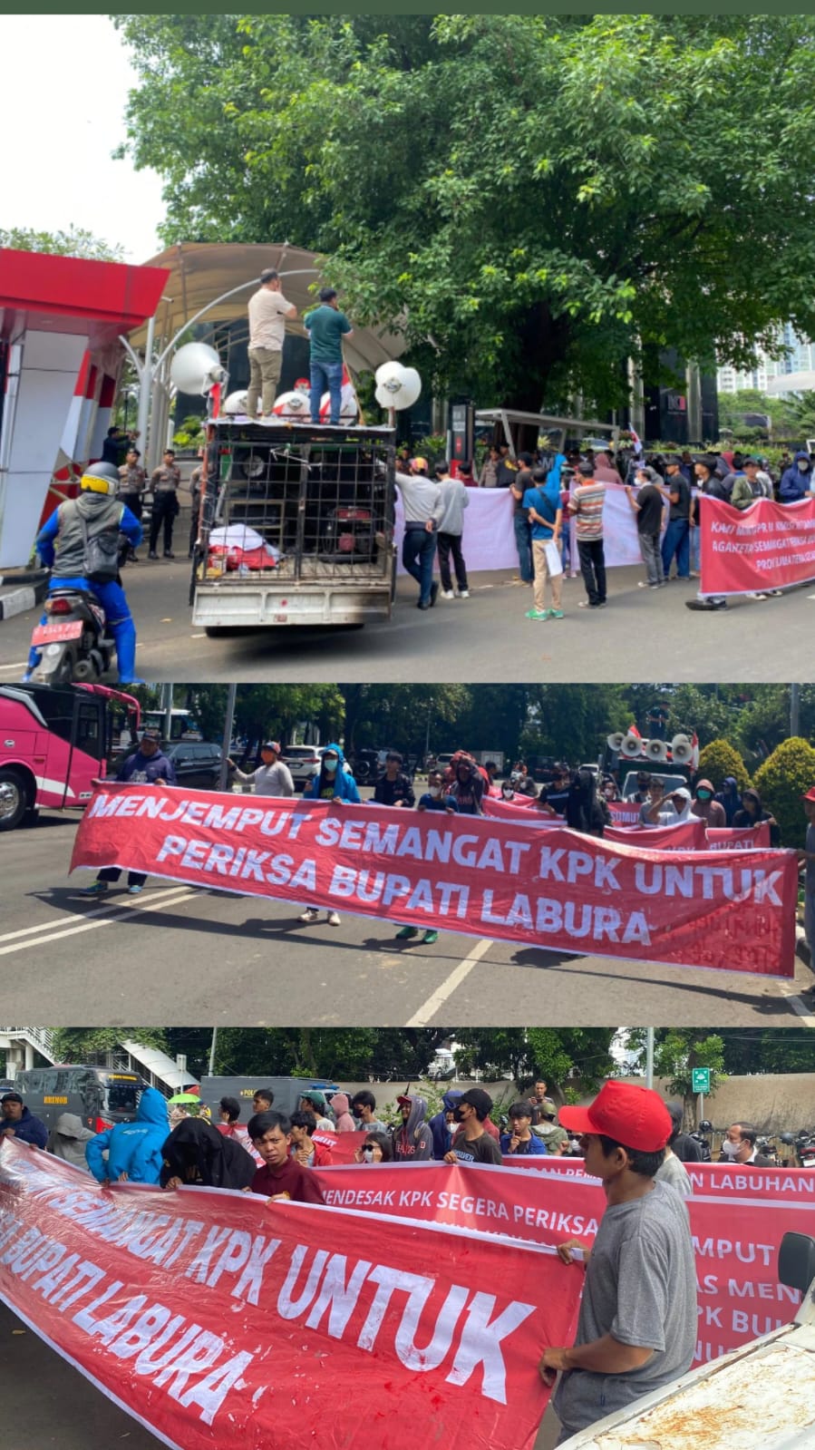Aksi Serentak KPK dan DPRD SU