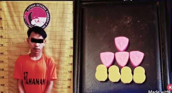 Pengedar 8 Butir Ekstasi Coba Kabur dari Kejaran Polisi di Binjai