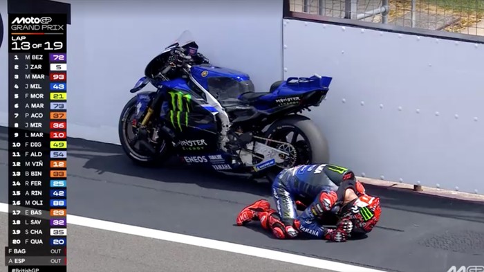 Ini Perangkat yang Bikin Quartararo Gagal Finis di Silverstone
