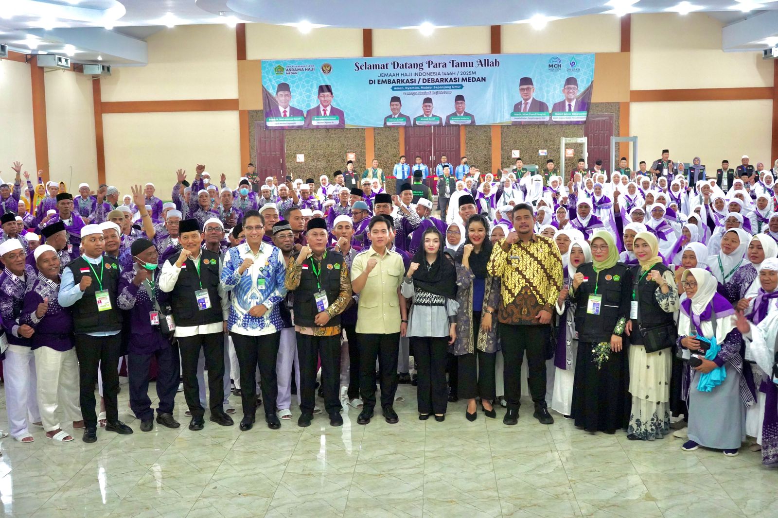 Wapres Kunjungi Embarkasi Medan, Prioritaskan Jamaah Lansia