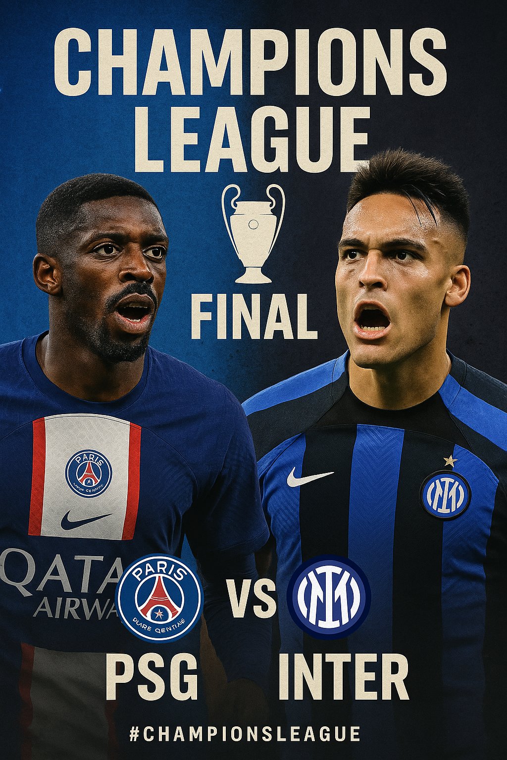 Final Liga Champions, PSG vs Inter Milan Lihat Jadwalnya