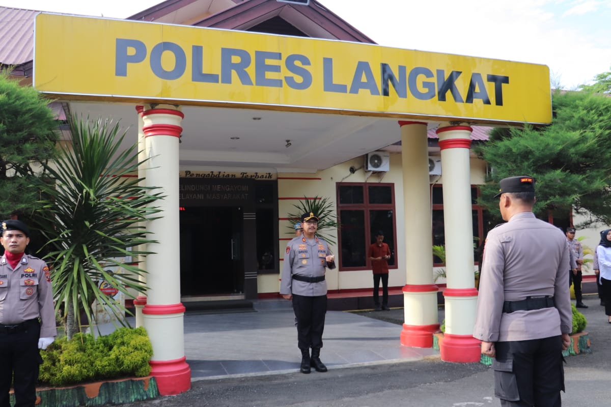 Kapolres Langkat Ajak Personel Jadikan Harkitnas ke-117 Sebagai Pelecut Semangat