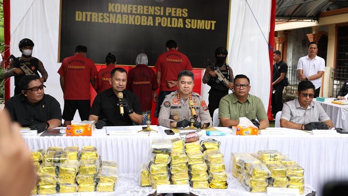 Polda Sumut Ungkap Jaringan 100 Kg Sabu Komunikasi Pakai Zangi