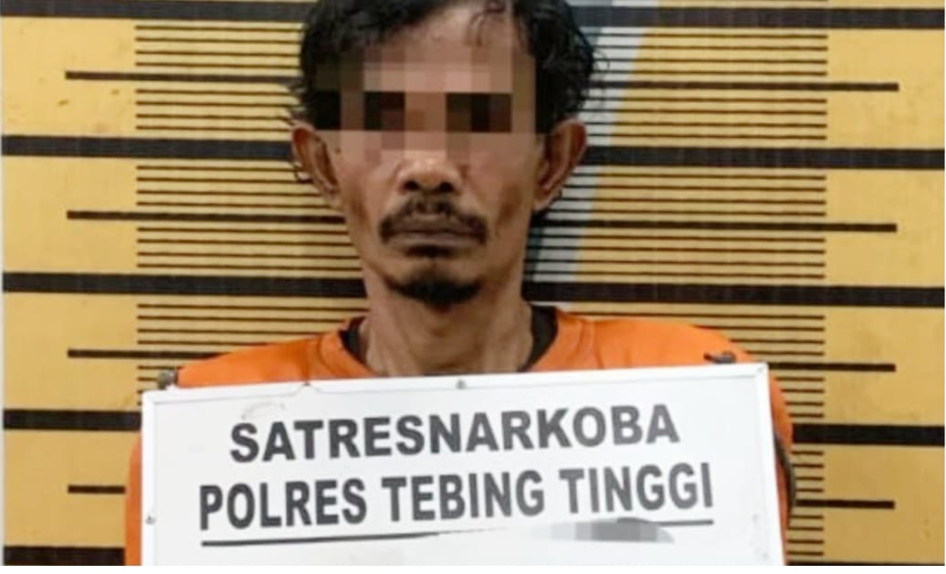 Bandar Sabu di Tebing Tinggi Ditangkap di Rumahnya