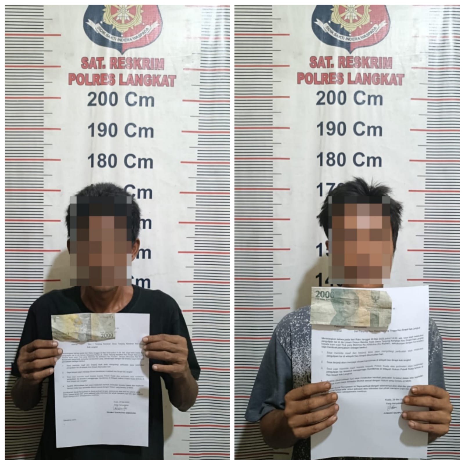 Polres Langkat Hentikan Aksi 2 Pungli di Jalan Umum Serapit