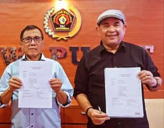Hendry Ch Bangun dan Zulmansyah Sekedang Sepakati Susunan Panitia Kongres Persatuan PWI