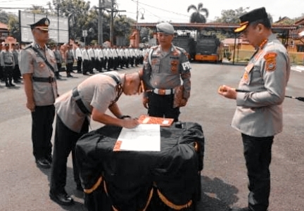 Kapolresta Deli Serdang Pimpin Sertijab 4 Jabatan