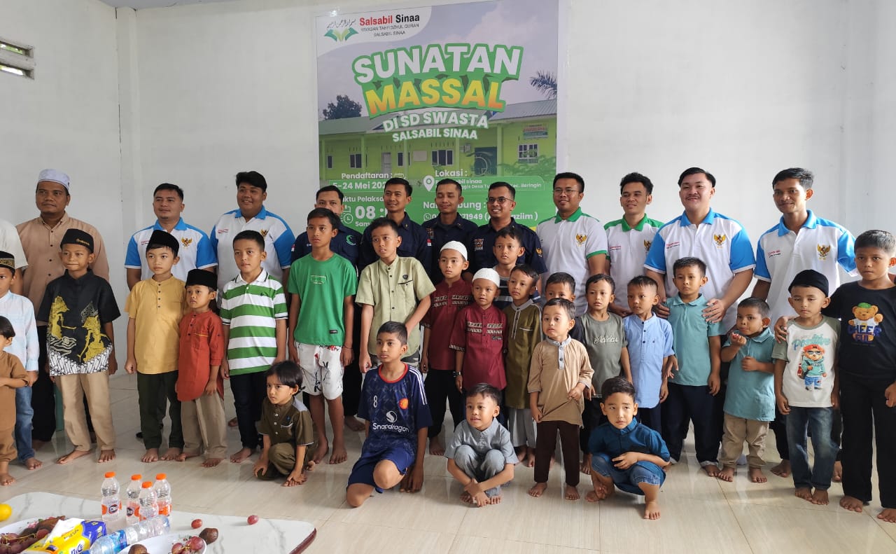 Sunat Massal di RQ Salsabil Sinaa Lubukpakam