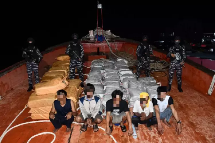 WN Thailand dan Myanmar Gagal Selundupkan Narkoba Senilai Rp7 Triliun
