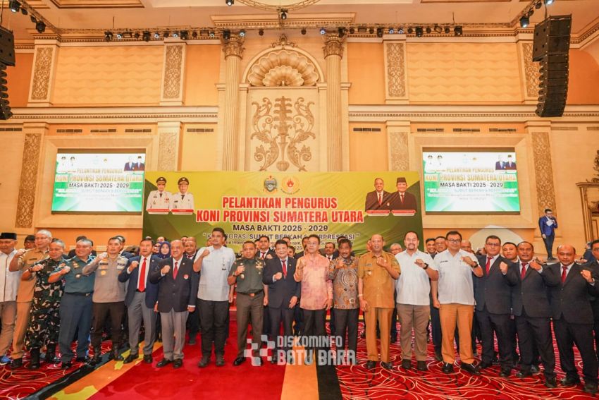 Bupati Batu Bara Dukung Kepengurusan KONI Sumut Periode 2025-2029