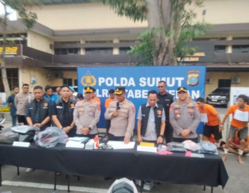 Unit Resmob Polrestabes Medan Tembak 7 Residivis Pelaku Curanmor