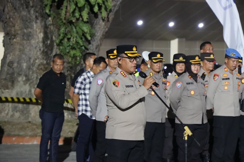 Kapolrestabes Medan Pimpin Apel KRYD Malam, Kombes Gidion: Tikus-tikus Pelaku 3C Muncul Lagi