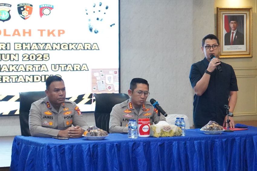 Kapolres Metro Jakarta Utara Buka Lomba Olah TKP Sambut Hari Bhayangkara ke-79