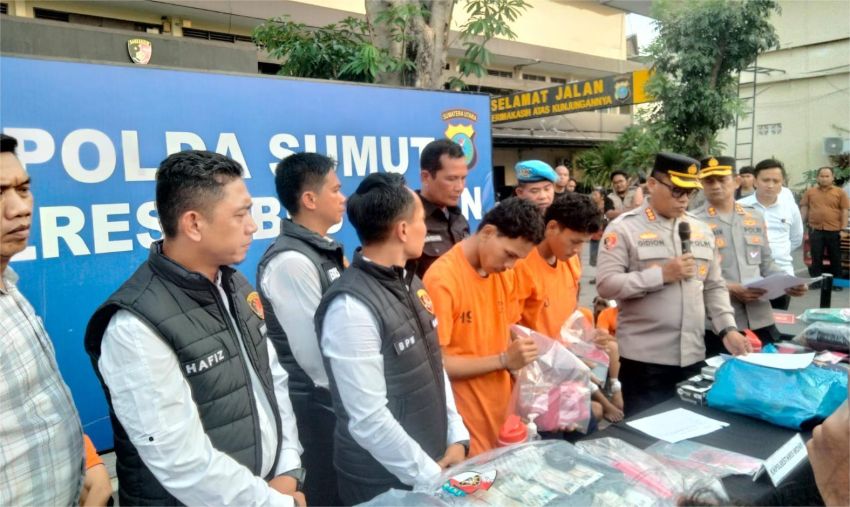 Polrestabes Medan Tangkap 18  Orang Pelaku Kasus 3C dan 2 Pelaku Kasus Pembunuhan