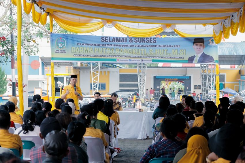 Reses di Siantar, Anggota DPRD Sumut Darma Putra Rangkuti Serap Aspirasi Warga
