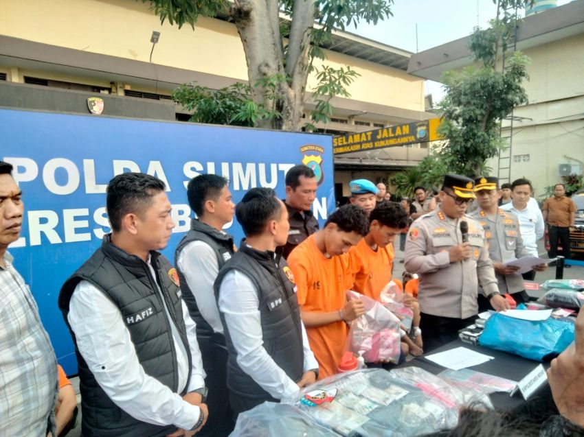 Polrestabes Medan Tangkap 18 Pelaku Kejahatan 3C dan 2 Pelaku Pembunuhan