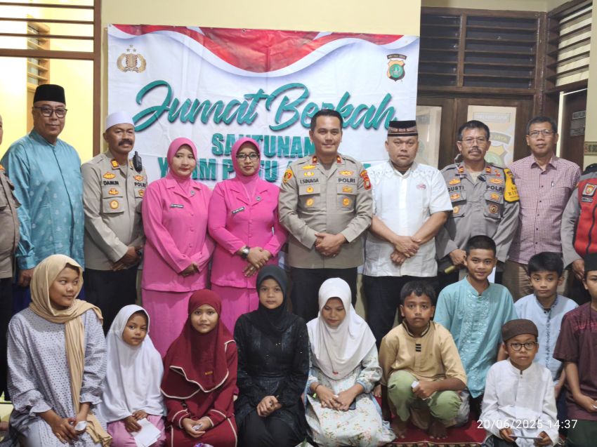 Polsek Pademangan Gelar Jumat Berkah: Santunan untuk Anak Yatim dan Duafa Bangun Kepedulian Sosial