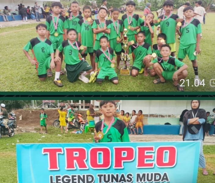 Tunas Muda FC Raih Juara di Open Turnamen Sepak Bola Desa Marjanji