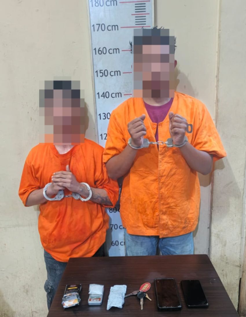 Nekat Bawa Sabu, Dua Pemuda Asal Medan Diringkus Polisi di Langkat