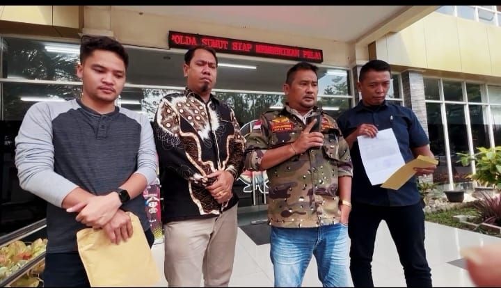 Dejon Sembiring Laporkan Akun TikTok Mata Langit ke Polda Sumut
