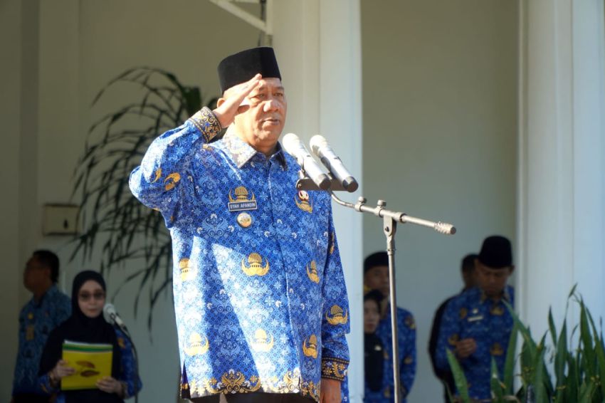 Bupati Langkat Syah Afandin Pimpin Upacara Harla Pancasila 2025, Serukan Penguatan Nilai Kebangsaan