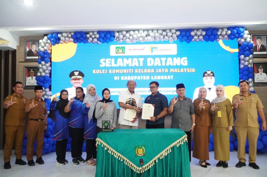 Bupati Langkat Terima Kunjungan Kolej Komuniti Malaysia, Kolaborasi Pendidikan Antarbangsa