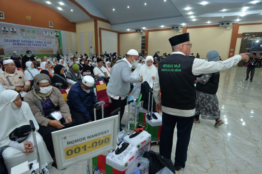 7 Kloter Jemaah Haji Asal Sumut Sudah Pulang ke Tanah Air, Sebanyak 2.507 Orang