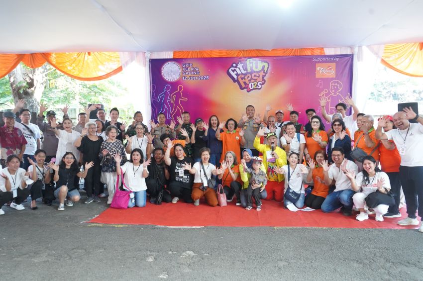 Wakapolres Metro Jakut di Fit Fun Fest 2025 di Kelapa Gading: Semangat Kebersamaan dan Kampanye Anti Tawuran