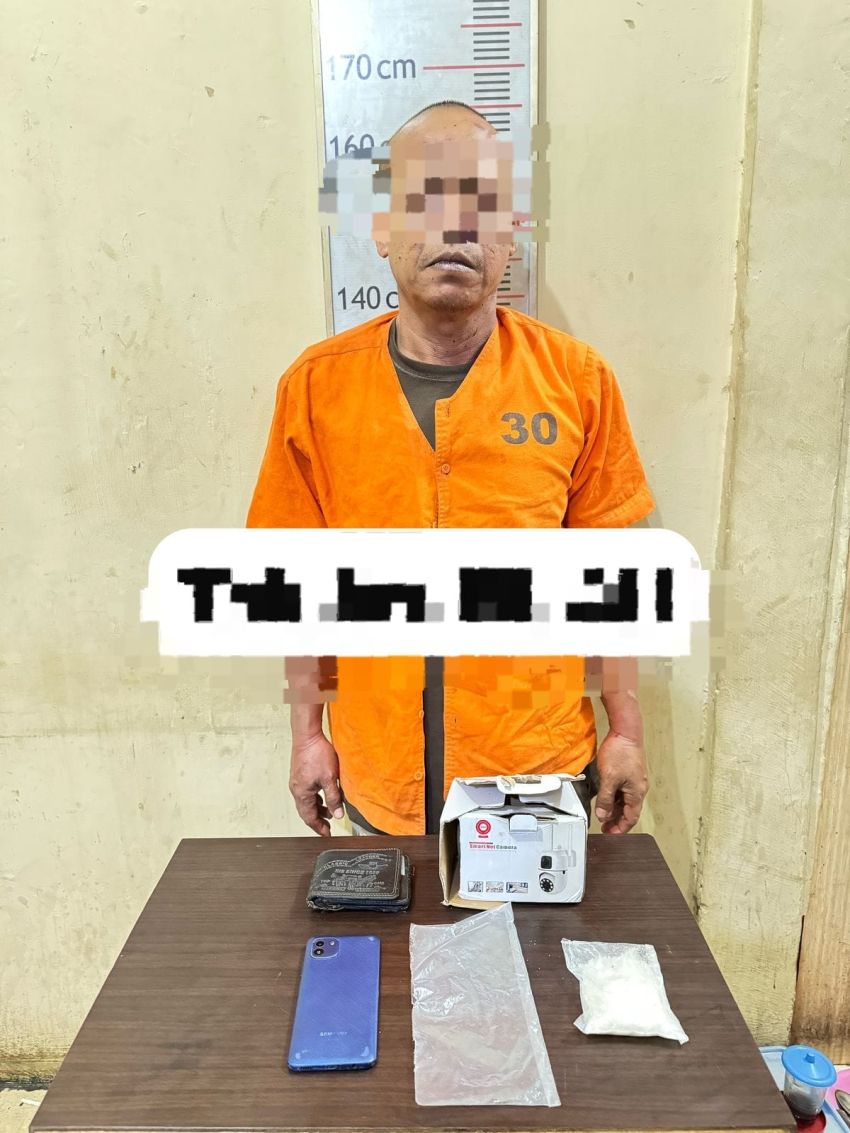 Satresnarkoba Polres Langkat Amankan Pelaku Penyalahgunaan Narkoba di Gebang