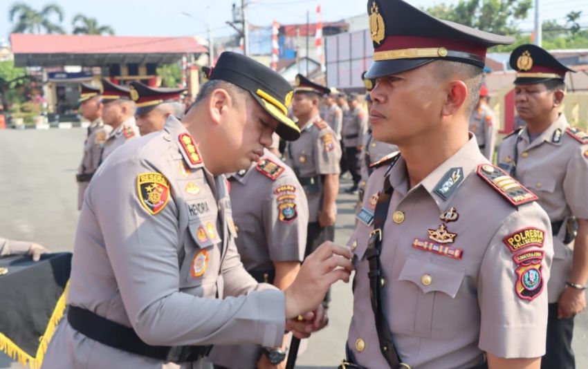 Kapolresta Deliserdang Pimpin Sertijab Kabag SDM, Kasat Binmas dan 4 Kapolsek