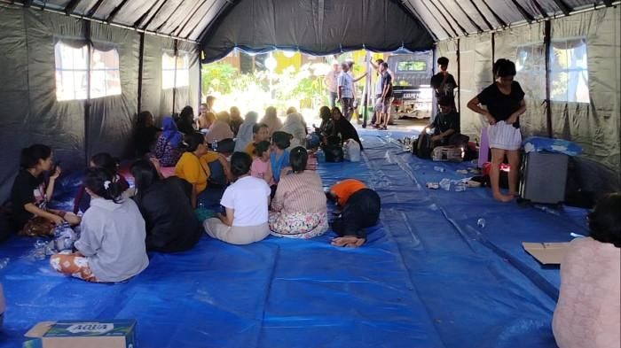 336 Korban Kebakaran di Jalan Putri Hijau Medan Diungsikan ke Posko Sementara