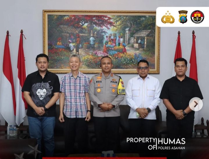 Kapolres Asahan AKBP Revi Nurvelani Terima Silaturahmi Pimpinan PT CSIL Kisaran