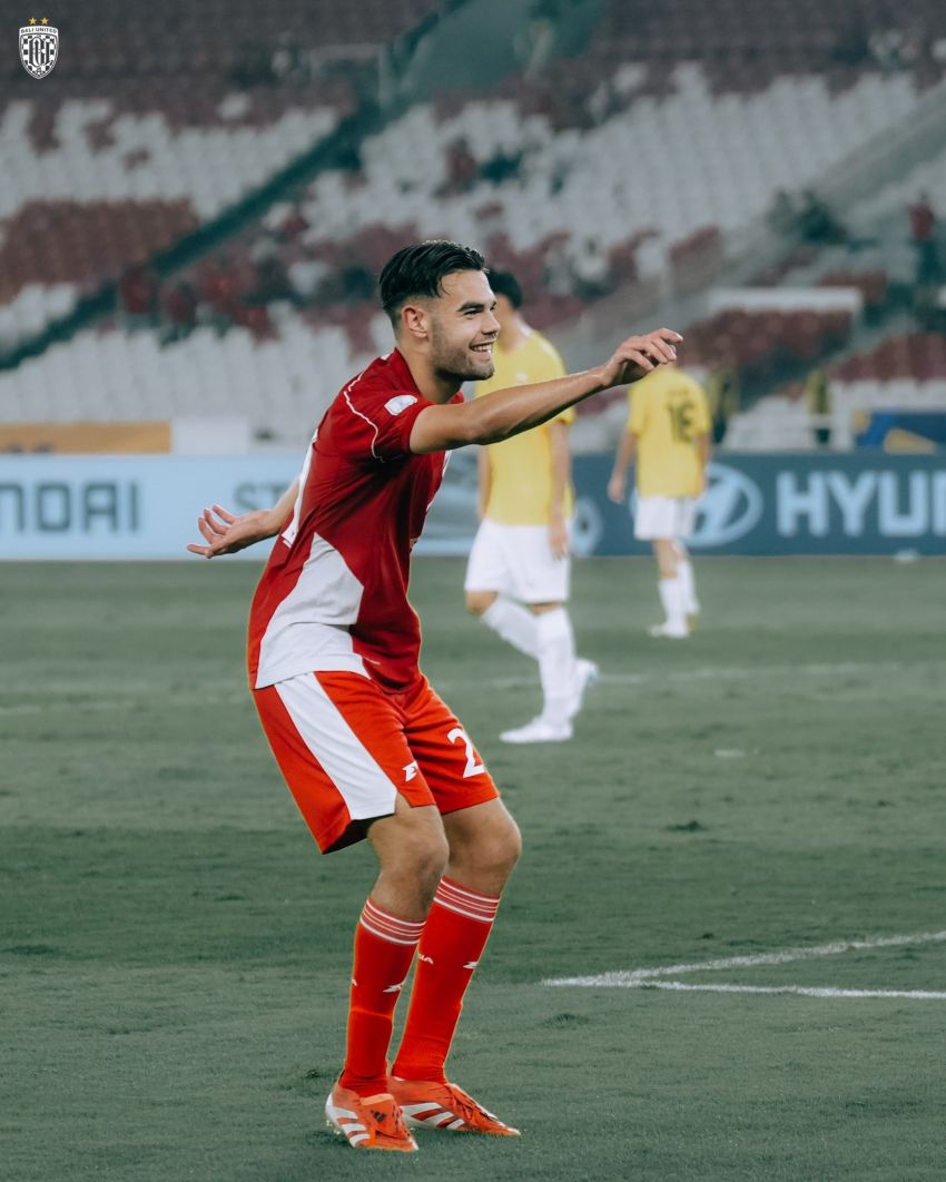 Timnas U-23 Bantai Brunei, Jens Raven Double Hattrick