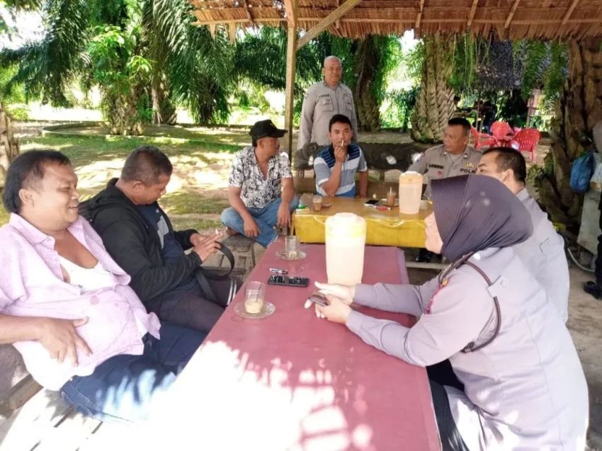 Satbinmas Polres Langkat Gencar Laksanakan Pembinaan dan Sosialisasi Kamtibmas