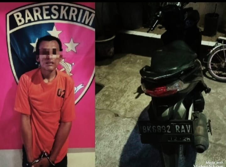 Pria Ini Curi Sepeda Motor di Halaman Musala saat Pemiliknya Salat