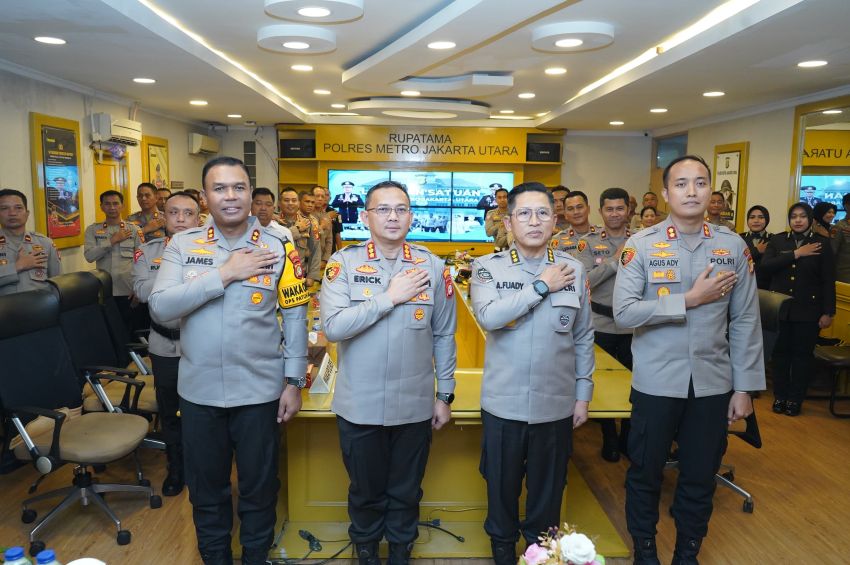 Kombes Pol Erick Frendriz Gantikan Kombes Pol Ahmad Fuady Lewat Welcome and Farewell Parade