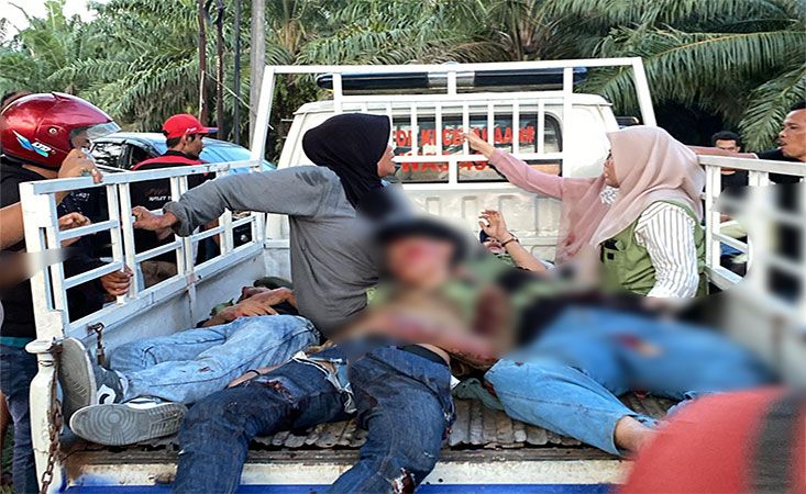 4 Mahasiswa UMN Alwashliyah Medan Lagi KKN Alami Kecelakaan di Batu Bara, Satu Meninggal Dunia