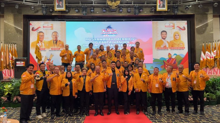 Aklamasi, El Adrian Shah Kembali Pimpin Hanura Sumut Menuju 2029
