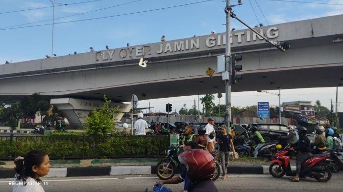 Pria yang Terjun di Fly Over Jamin Ginting Ternyata Tusuk Istri hingga Tewas