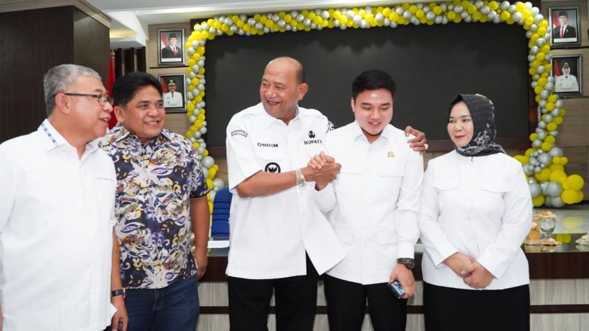 Bupati Syah Afandin Sambut DPRD Sumut, Bahas Sinergi Pembangunan Langkat