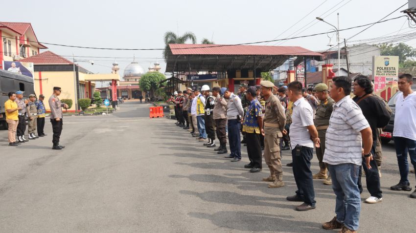 Polresta Deli Serdang Gencarkan Patroli Gabungan di Lokasi Galian C Bantaran Sungai Ular