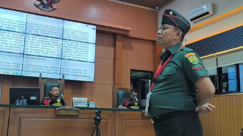 Kopda Bazarsah Penembak 3 Polisi Divonis Mati