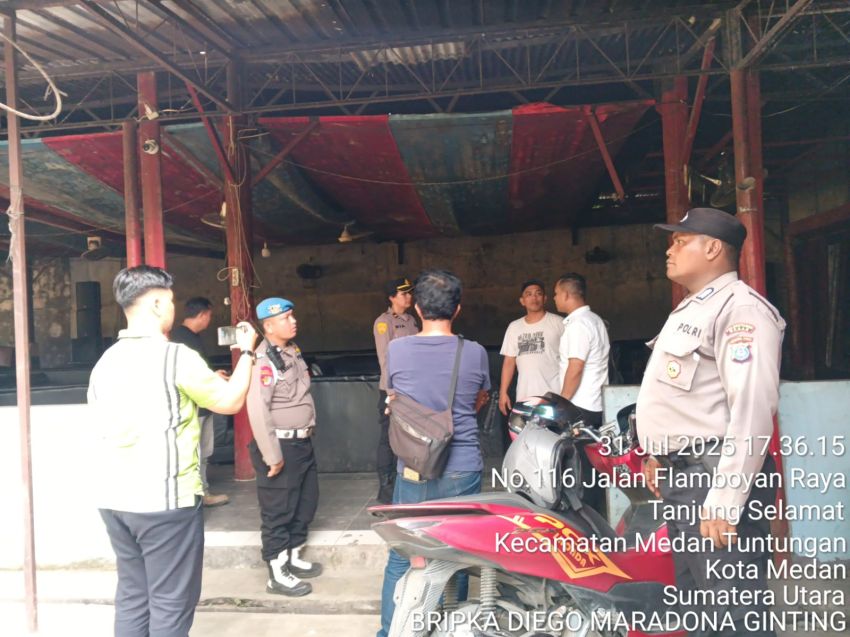 Polsek Medan Tuntungan Gerebek Diduga Sarang Judi-Narkoba di Gang Musik, Ini Hasilnya