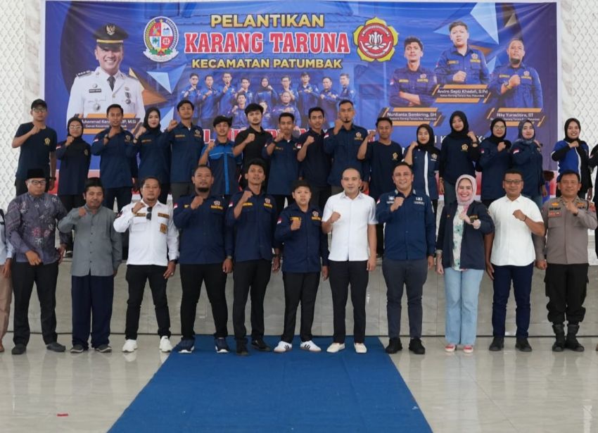 Resmi Dilantik, Pengurus Karang Taruna Kecamatan Patumbak Siap Berkontribusi untuk Masyarakat